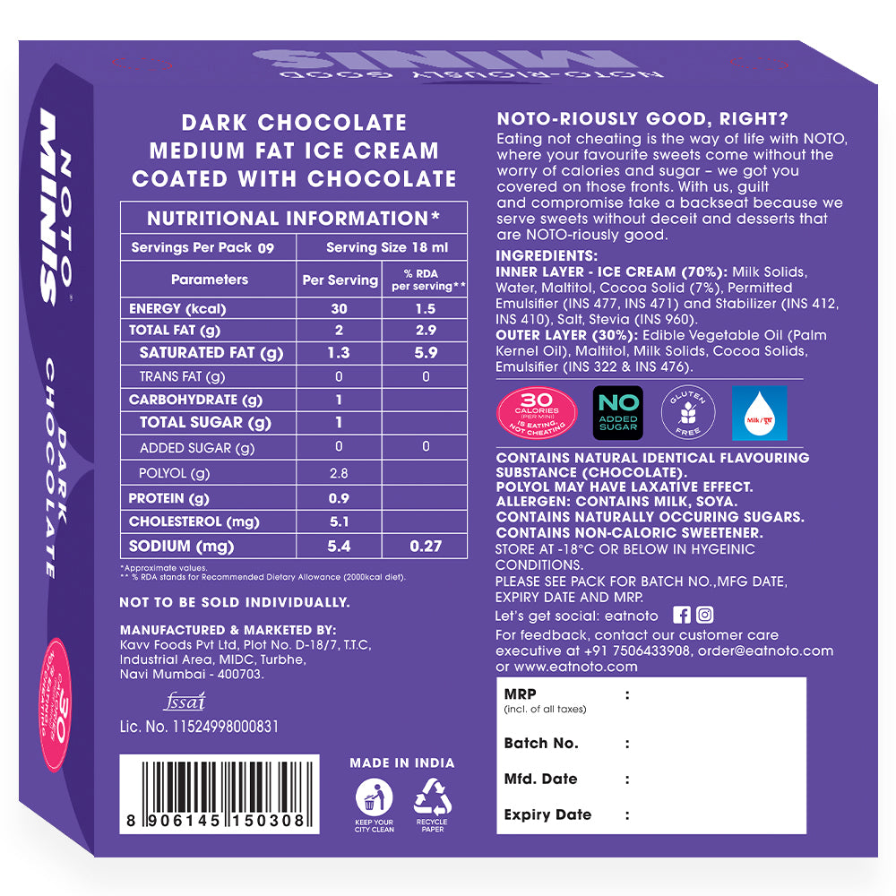 Dark Chocolate Minis