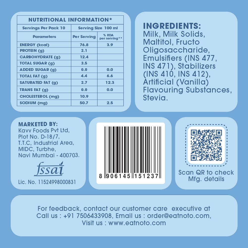 Vanilla All Day - Zero Added Sugar