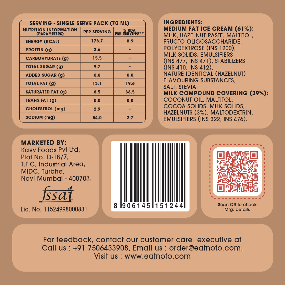 Hazelnut Crunch Bar [70ml]