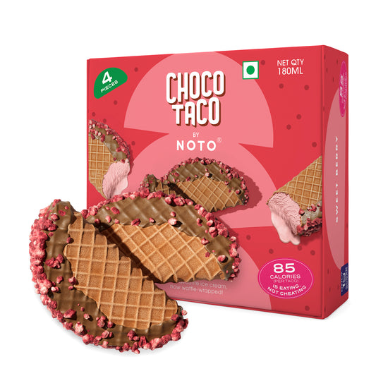 Strawberry - Choco Taco [4 pieces]